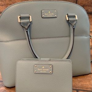 Kate Spade Blue Crossbody and Wallet